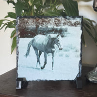 🖤 Artisan Slate Keepsake – Heart or Square (15x15cm)